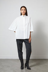 TUXEDO white - oversized shirt