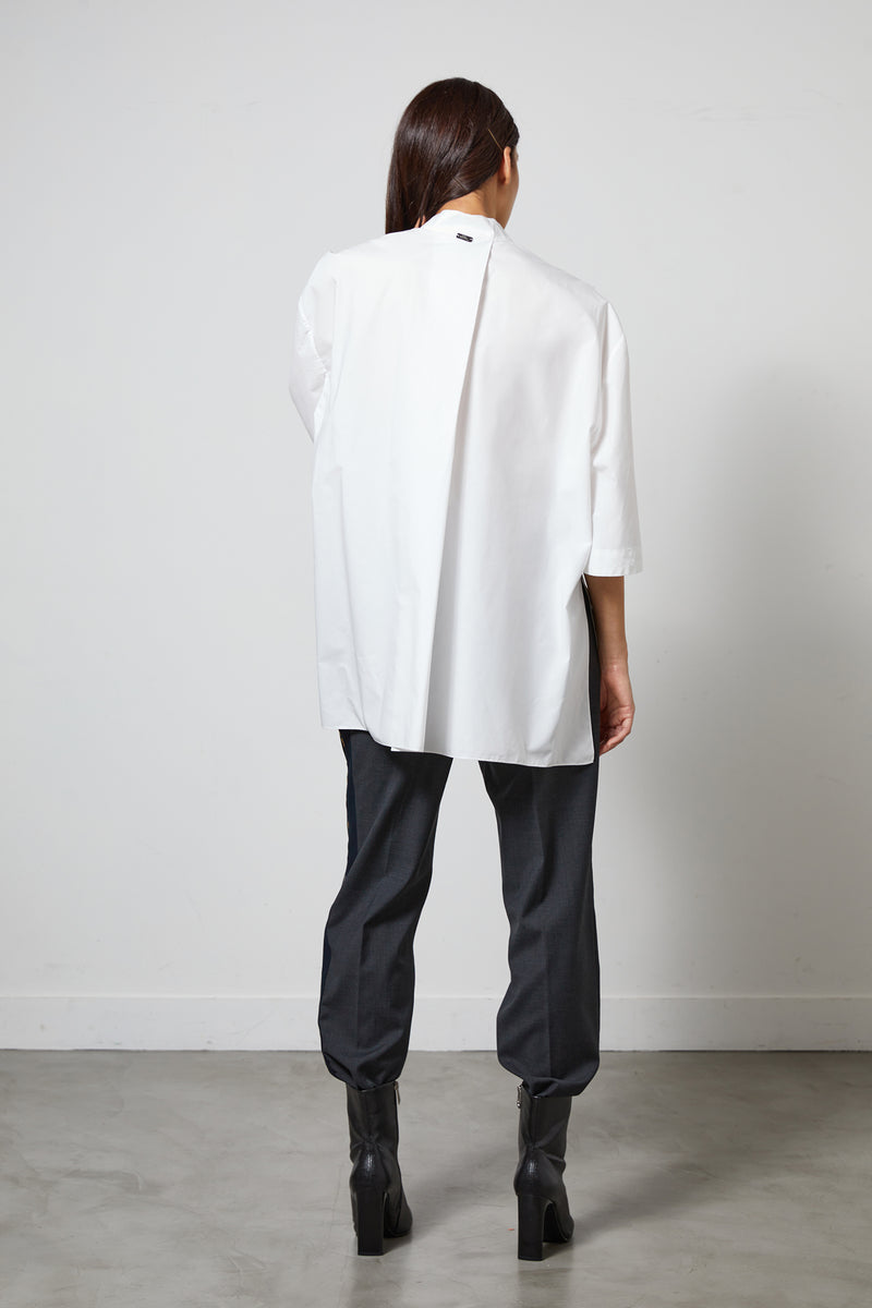 TUXEDO white - oversized shirt