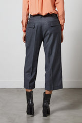 SOHO grey - short tailored pants