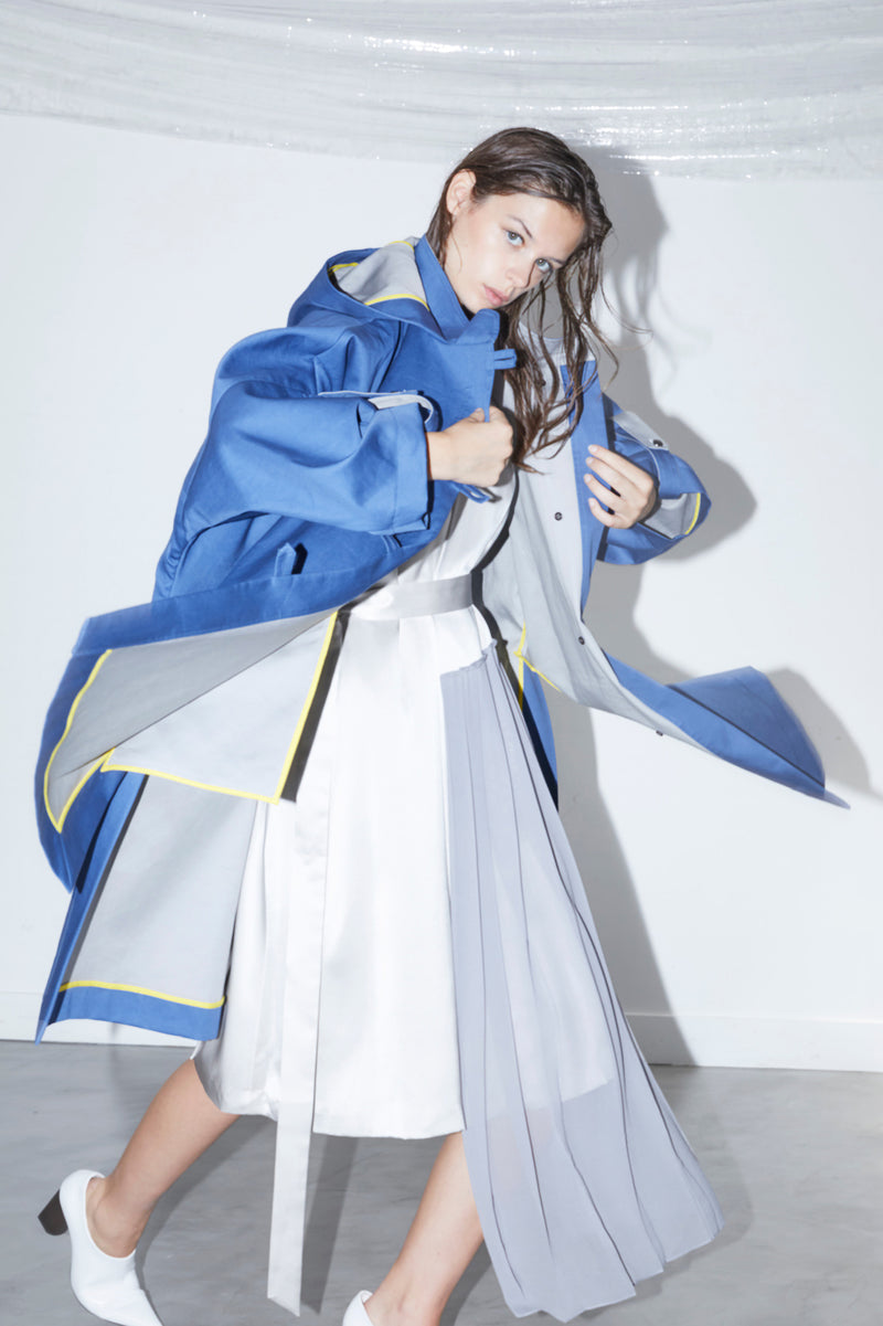 MAYA blue - unisex raincoat
