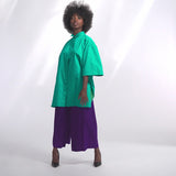 TUXEDO turquoise - chemise oversize